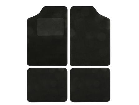 Autoteppich-Set anthrazit/schwarz 